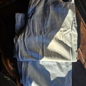 Madewell Relaxed Wide Leg Jeans Light Wash Size 28 High Rise Denim